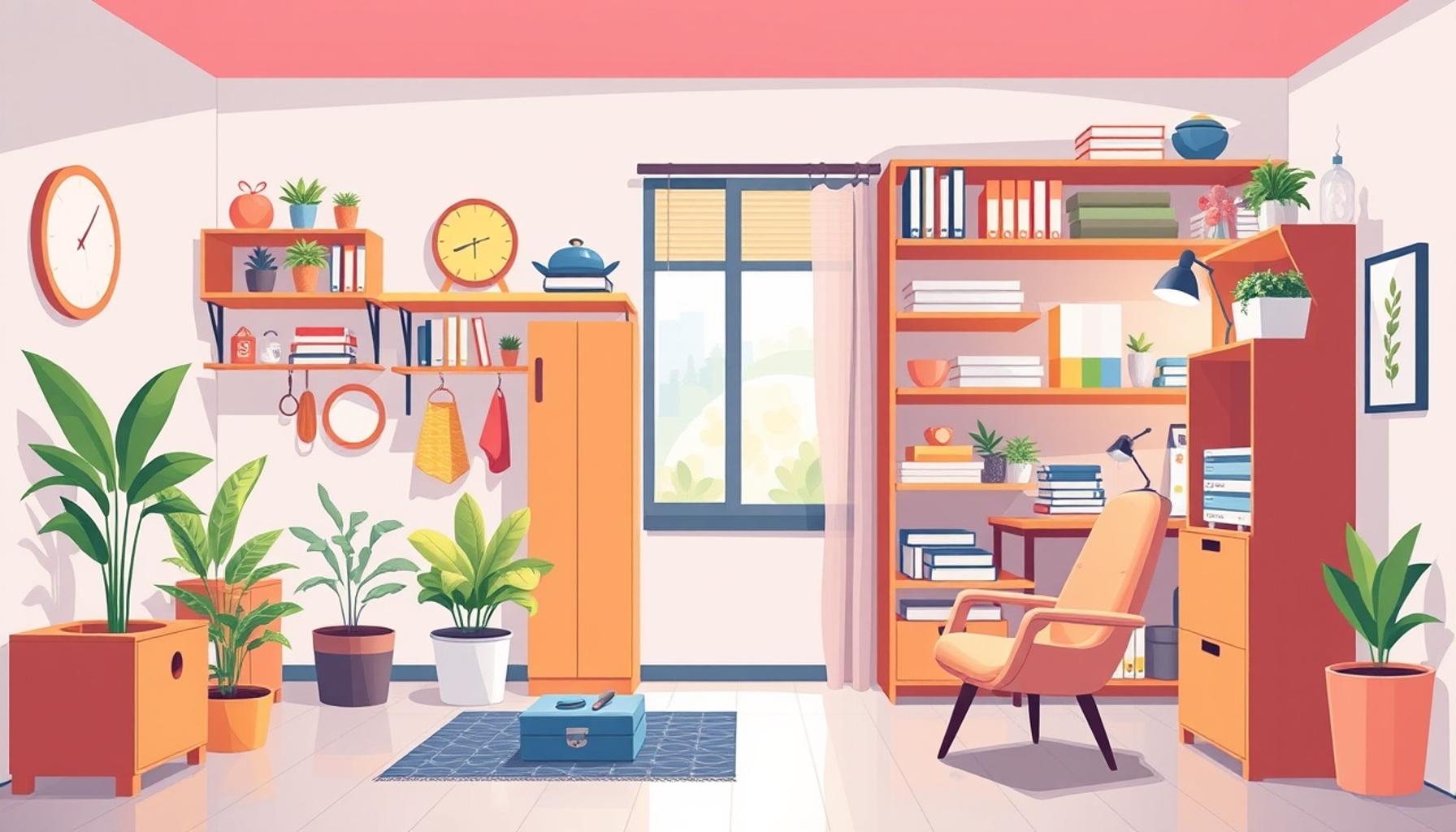 Invisible Storage Spaces: Incorporating Minimalism Solutions to Maximize Space Efficiency
