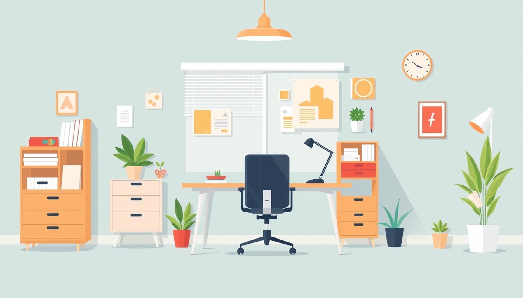 Minimalist Workspaces: How to Create a Productive Environment with Efficient Furniture and Decor